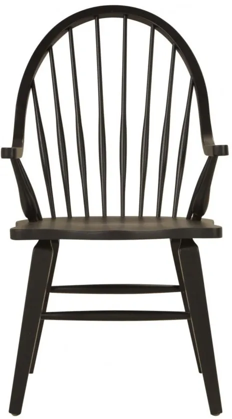 Colebrook Dining Armchair in Black by Liberty Furniture
