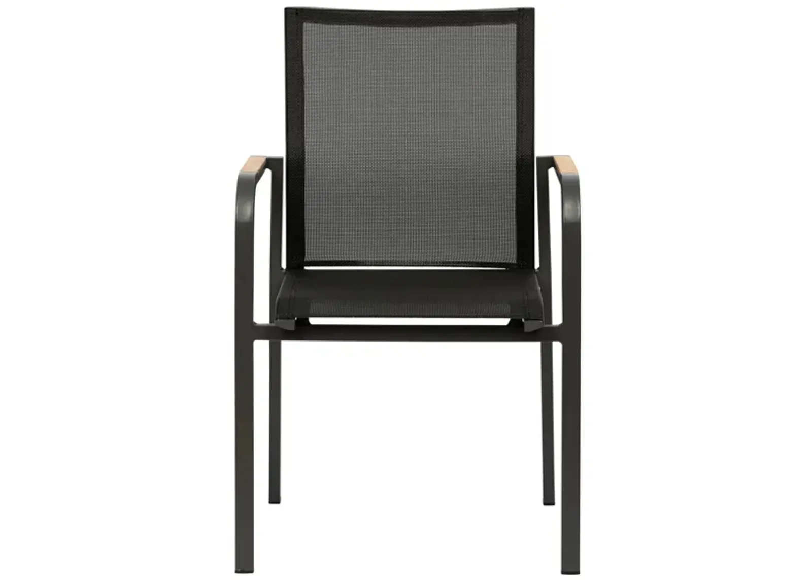 Tristan Armchair Set of 2 in Black by EuroStyle