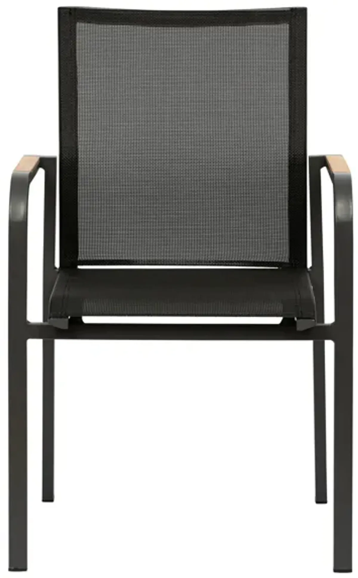 Tristan Armchair Set of 2 in Black by EuroStyle