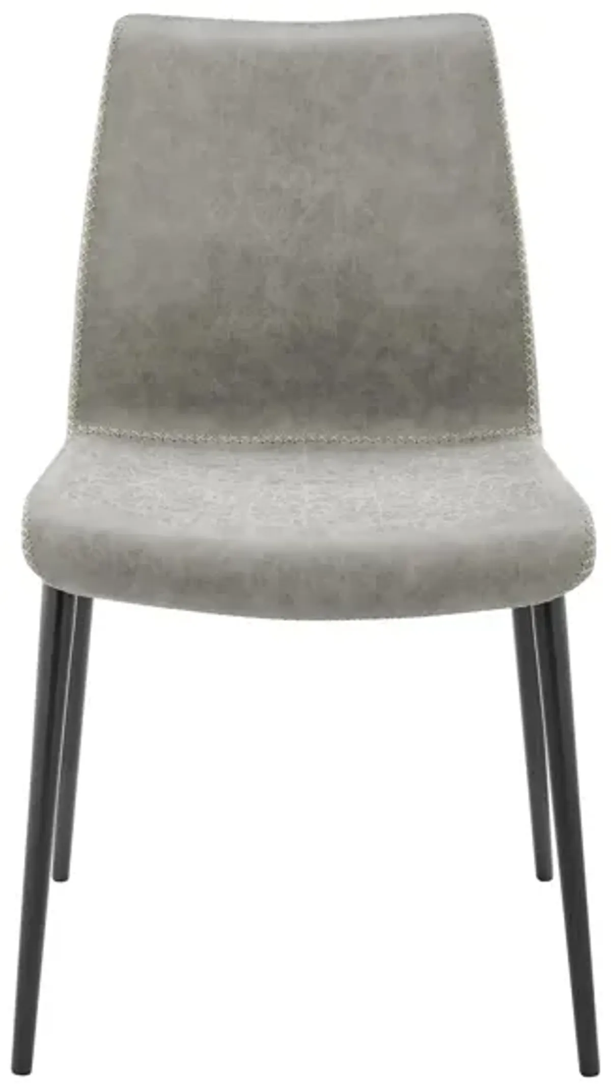 Jayden PU Dining Side Chair in Vintage Mist Gray by New Pacific Direct