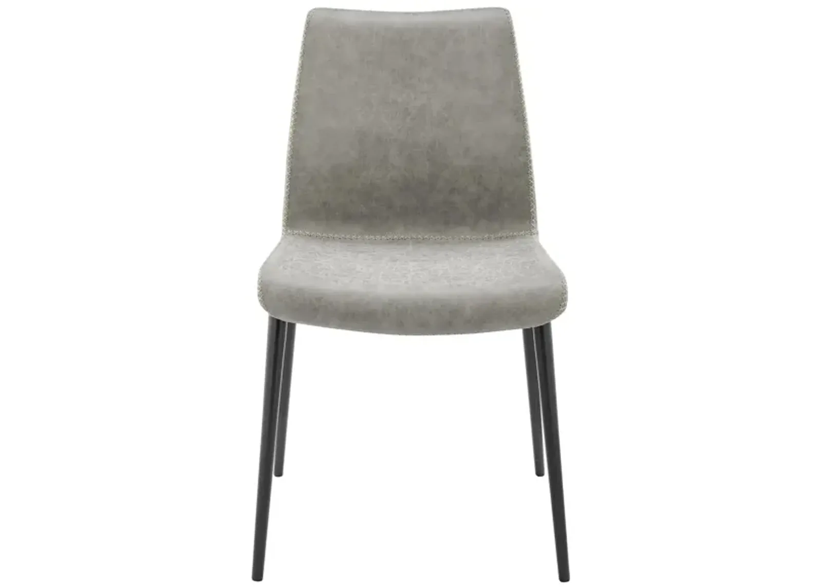 Jayden PU Dining Side Chair in Vintage Mist Gray by New Pacific Direct