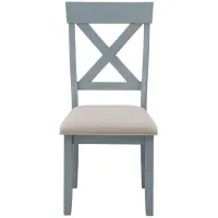 Bar Harbor Dining Chair - Set of 2 in Bar Harbor Blue by Coast To Coast Imports