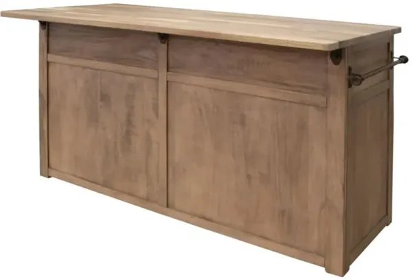 Natural Parota Kitchen Island