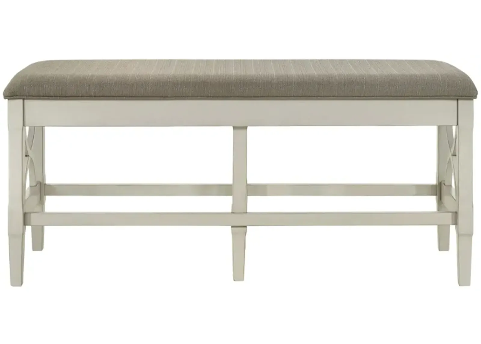 Alphine Counter Height Bench in Gray by Homelegance