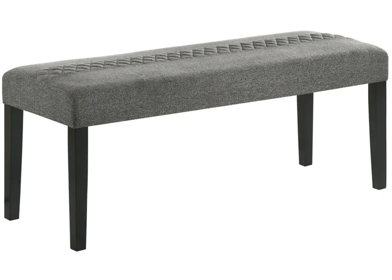 Arlene Bench in Dark Grey / Black / Dark Brown by Crown Mark