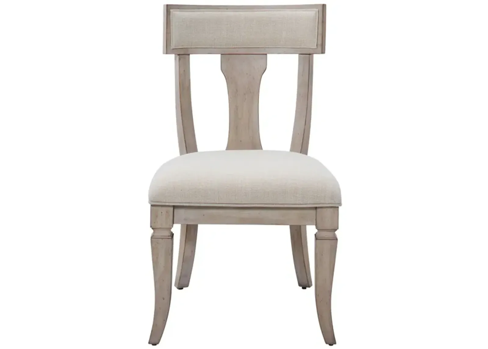 Gabrielle Slat Back Side Chair in Antique White by Davis Intl.