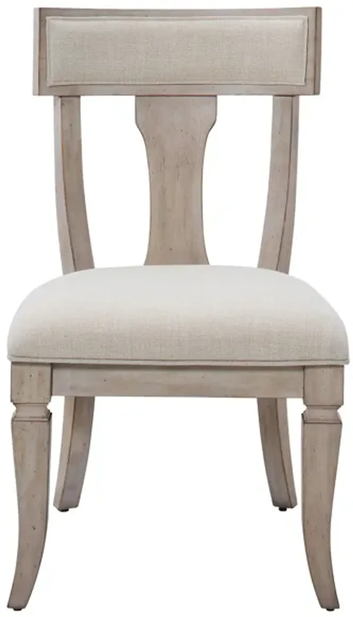 Gabrielle Slat Back Side Chair in Antique White by Davis Intl.