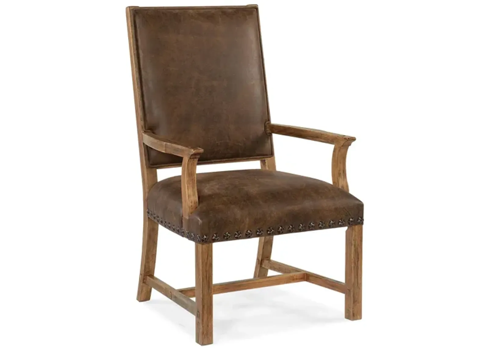 Big Sky Host Chair (Set of 2) in Vintage Natural and Furrowed Bark by Hooker Furniture