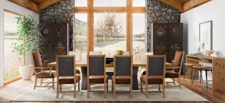 Big Sky Side Chair (Set of 2) in Vintage Natural and Furrowed Bark by Hooker Furniture