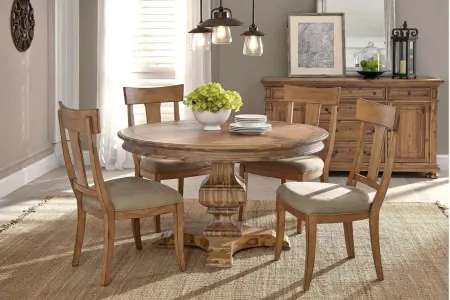 Wellington Hall Dining Side Chair in WELLINGTON NATURAL by Hekman Furniture Company