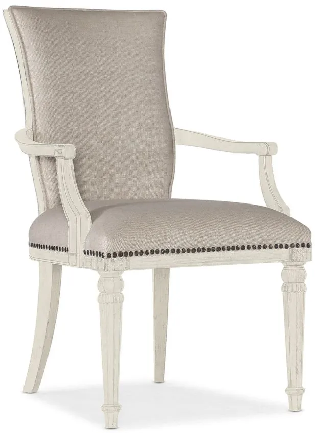 Traditions Upholstered Arm Dining Chair (Set of 2) in Magnolia by Hooker Furniture