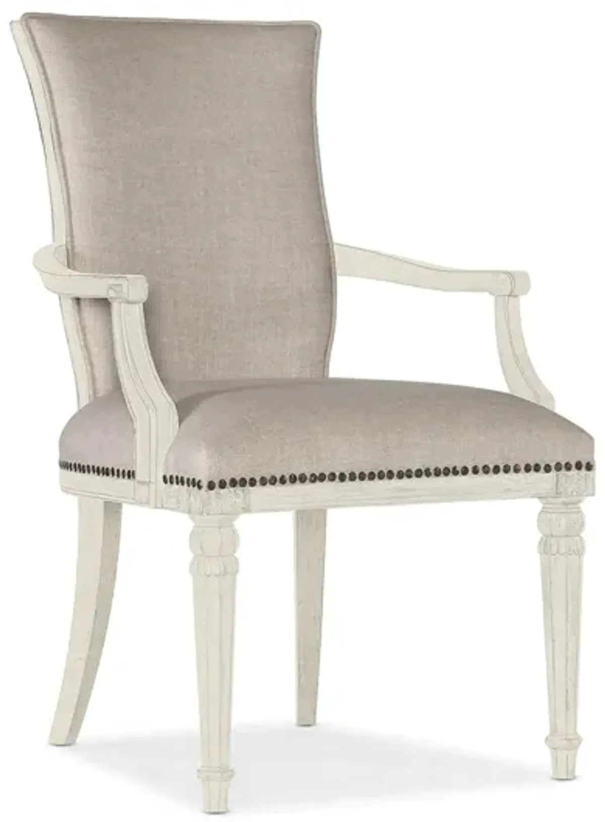 Traditions Upholstered Arm Dining Chair (Set of 2)