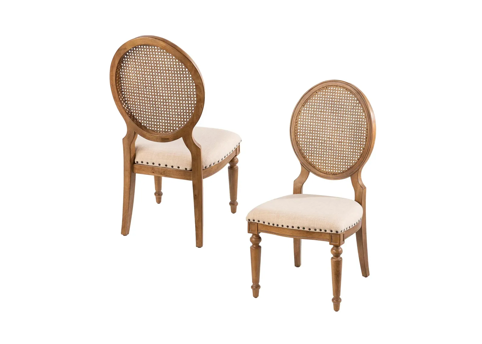 Josie Dining Chair Set of 2 in Natural by SEI Furniture