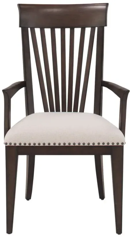 Prescott Arm Chair in Toasted Peppercorn by Riverside Furniture
