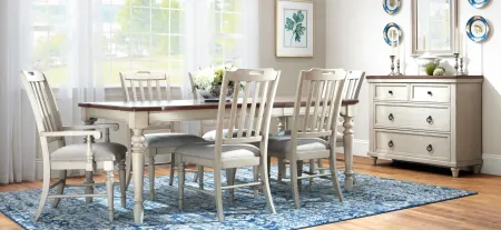 Saybrook Dining Armchair in Two-tone by Davis Intl.