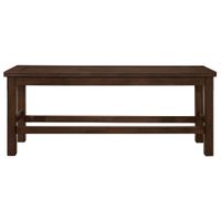 Blofeld Counter Height Bench in Dark Brown by Homelegance