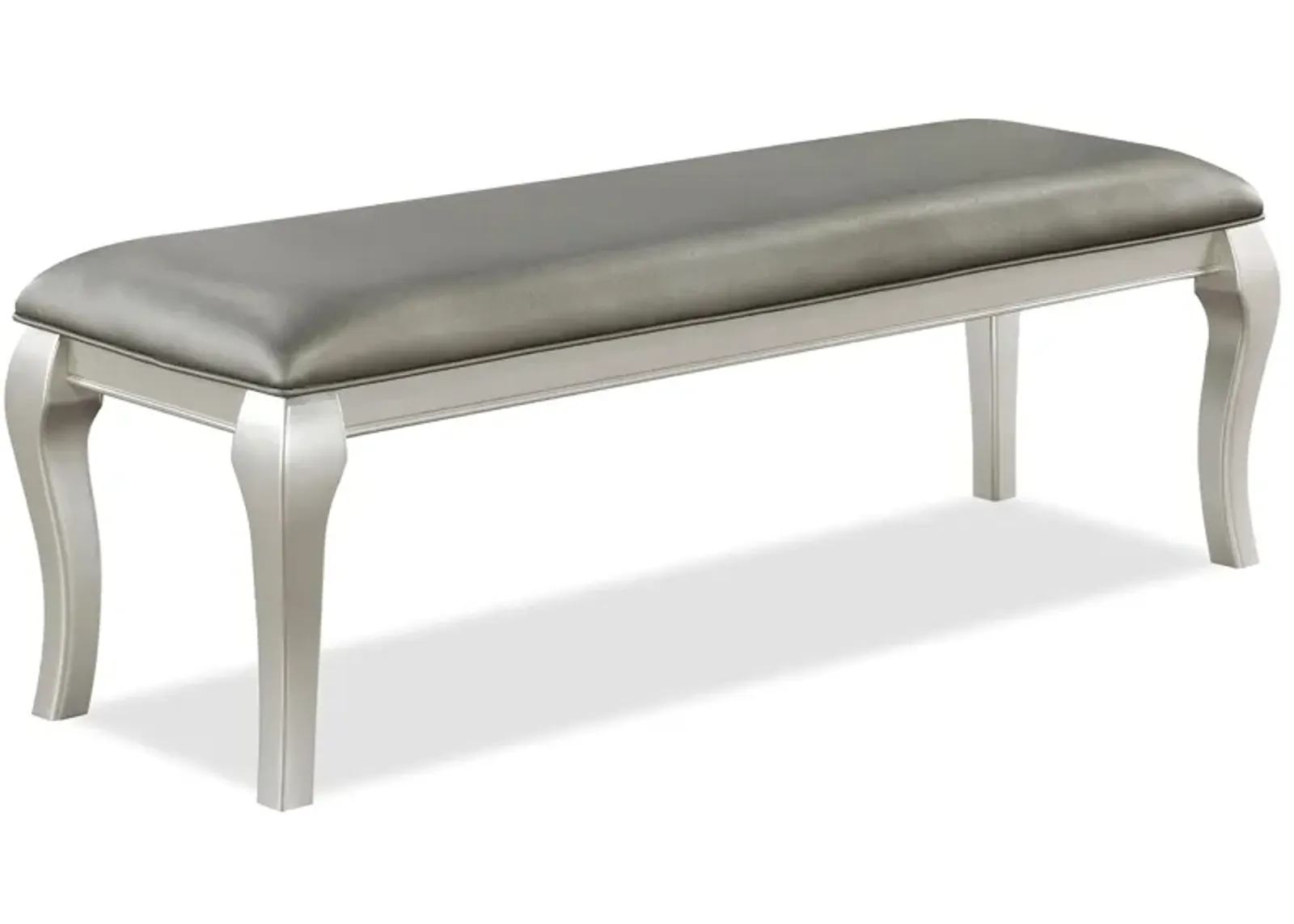 Cladwell Bench in Silver Pattern# 3219 by Crown Mark