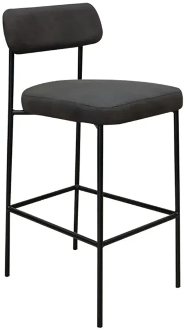 Natural Parota 30" Upholstered Barstool