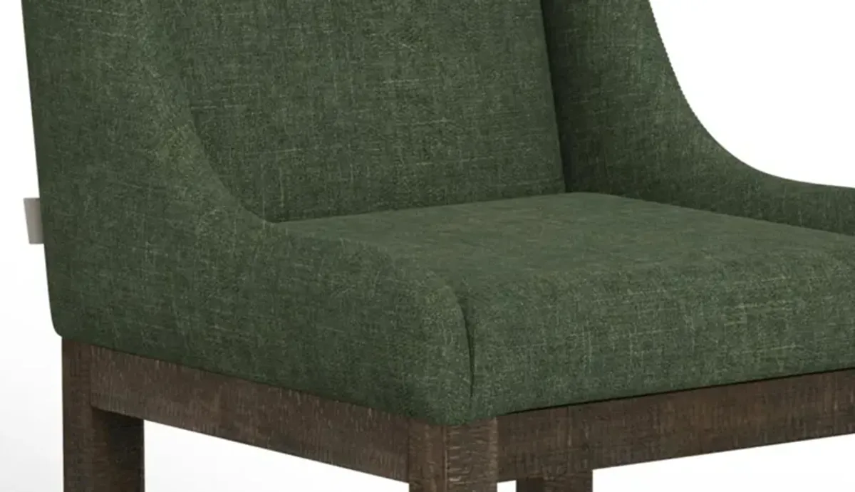 Natural Wooden 30" Upholstered Barstool