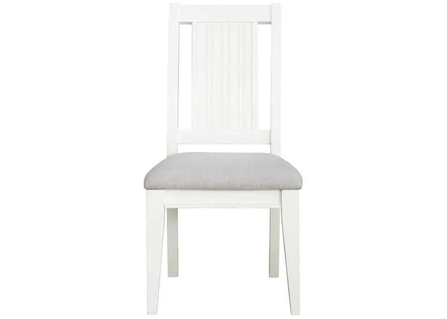 Savannah Desk Chair in White by Samuel Lawrence