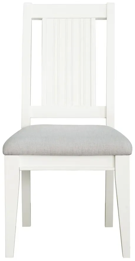 Savannah Desk Chair in White by Samuel Lawrence