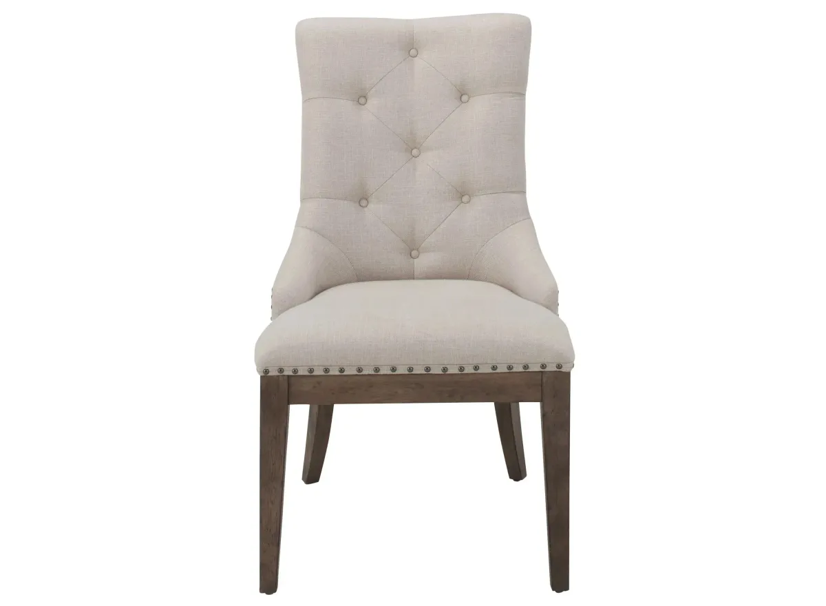 Coventry Upholstered Side Chair in Dusty Taupe by Liberty Furniture