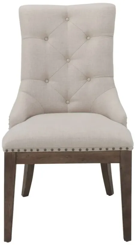 Coventry Upholstered Side Chair in Dusty Taupe by Liberty Furniture