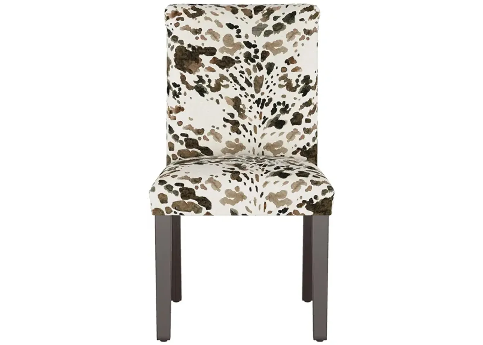 Dana Upholstered Dining Chair in Cow Natural by Skyline