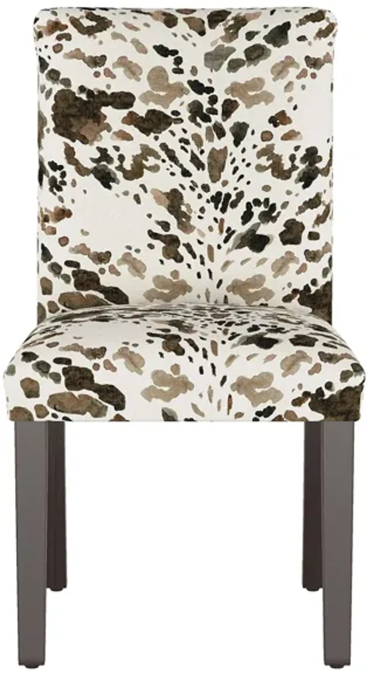 Dana Upholstered Dining Chair in Cow Natural by Skyline