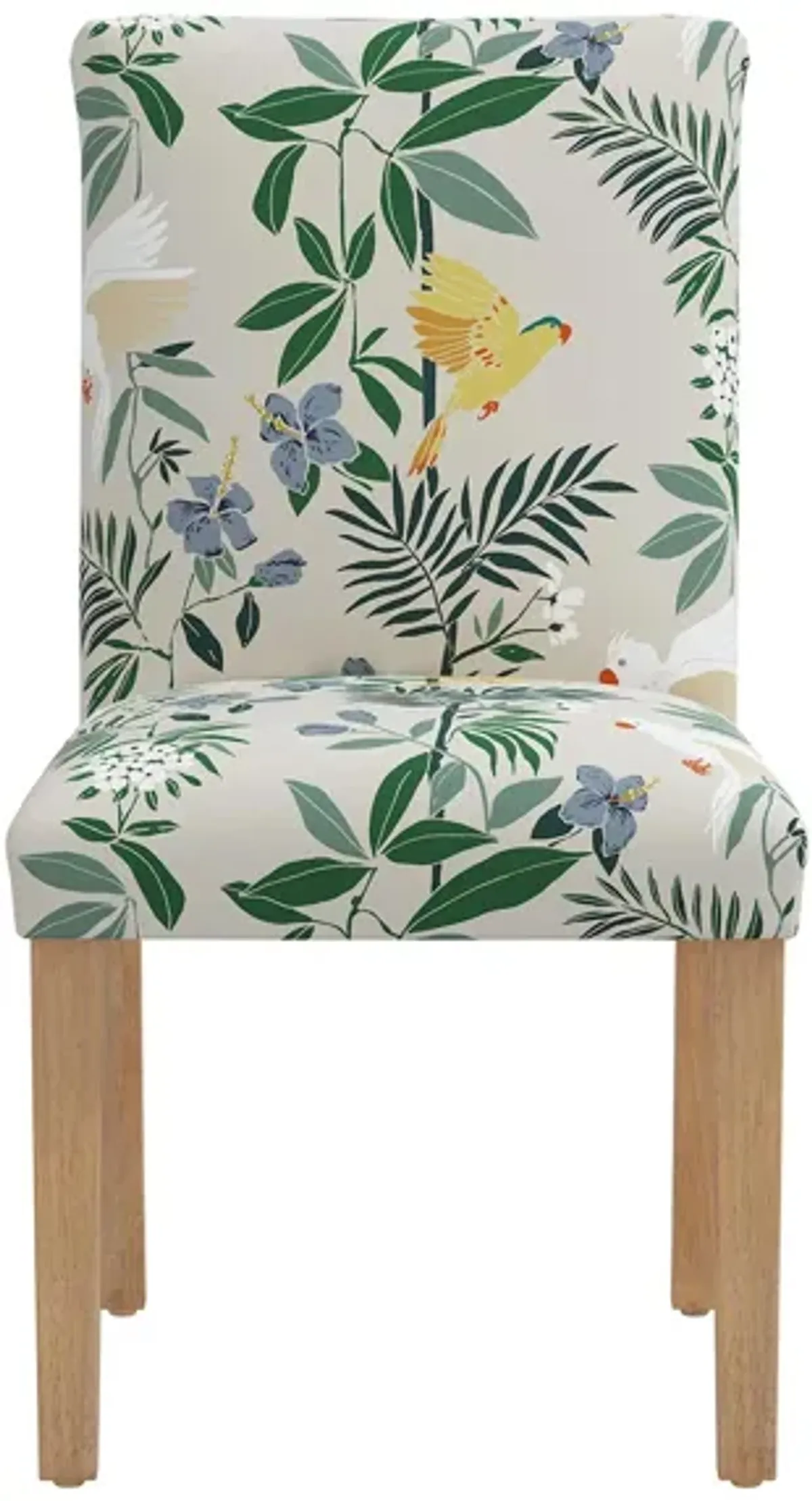 Dana Upholstered Dining Chair in Belize Chinoiserie Cream by Skyline