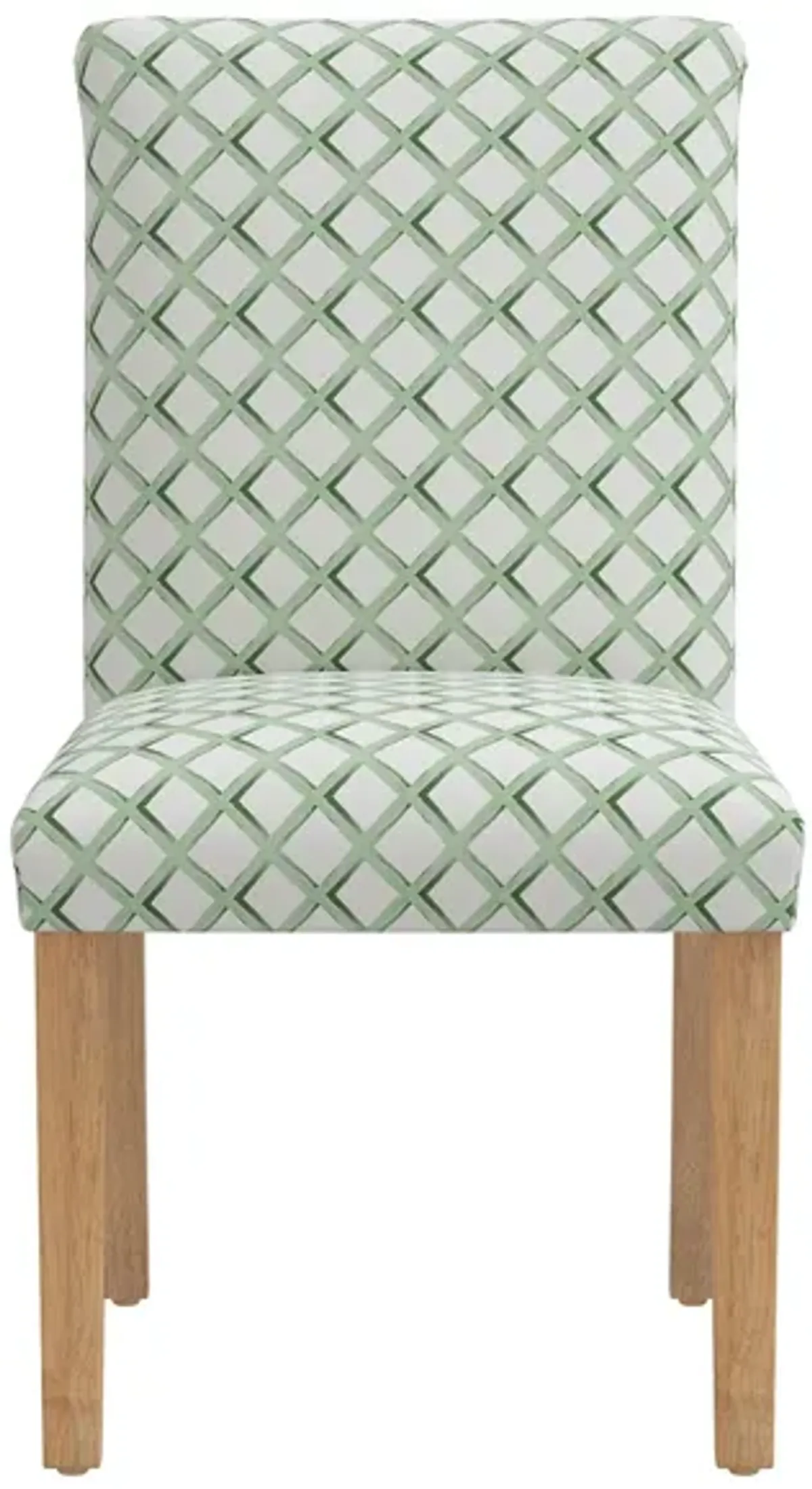 Dana Upholstered Dining Chair in Lattice Sage by Skyline