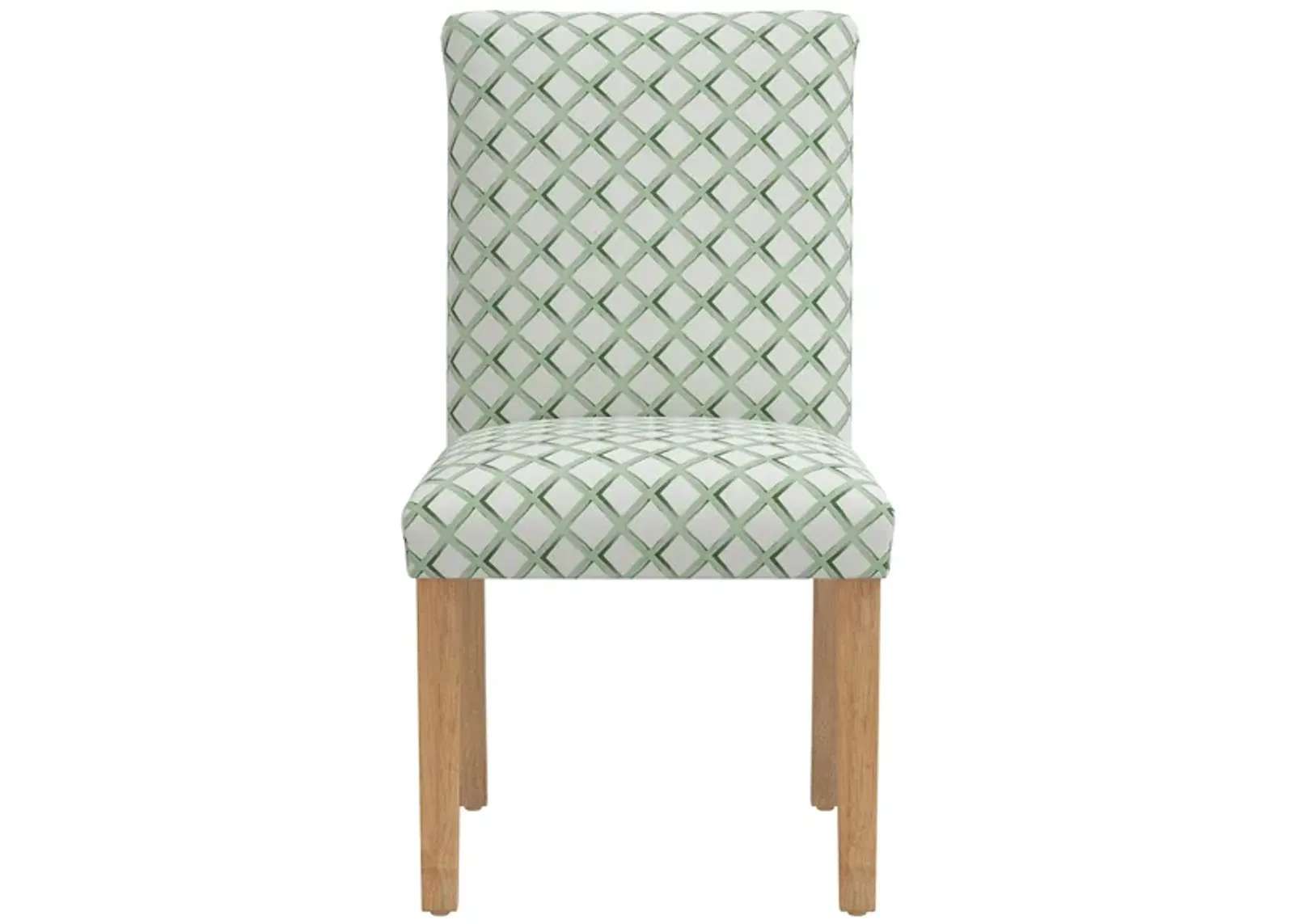 Dana Upholstered Dining Chair in Lattice Sage by Skyline