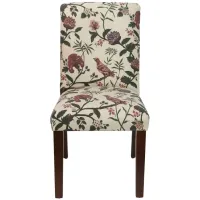 Dana Upholstered Dining Chair in Shaana Holiday Red by Skyline