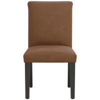 Dana Upholstered Dining Chair in Sonoran Saddle Brown by Skyline