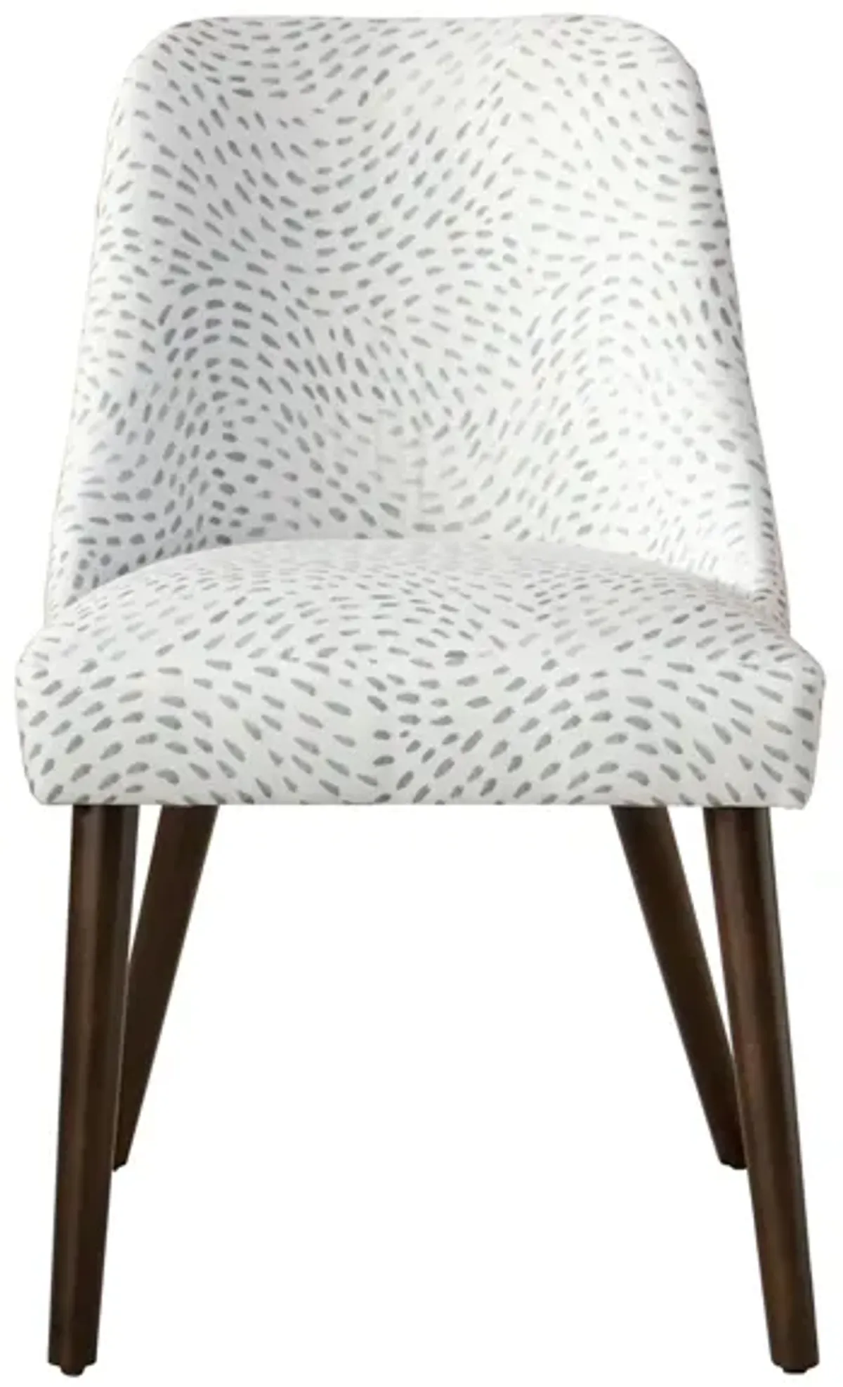 Kintra Upholstered Dining Chair in Dry Brush Skin Grey by Skyline