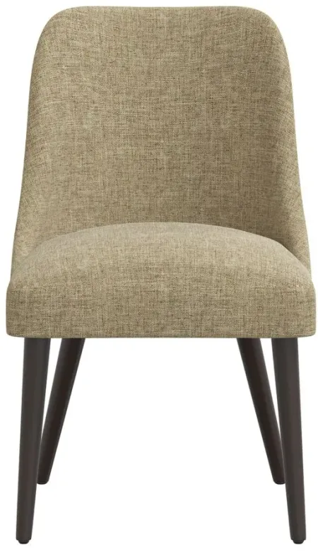 Kintra Upholstered Dining Chair in Zuma Linen by Skyline