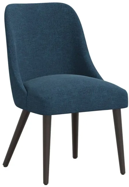 Kintra Upholstered Dining Chair in Zuma Navy by Skyline