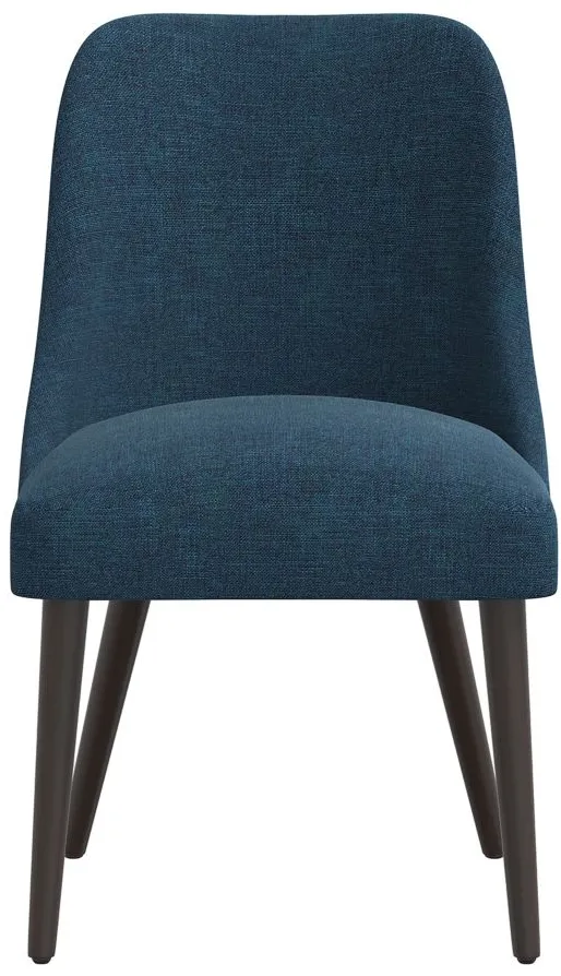 Kintra Upholstered Dining Chair in Zuma Navy by Skyline