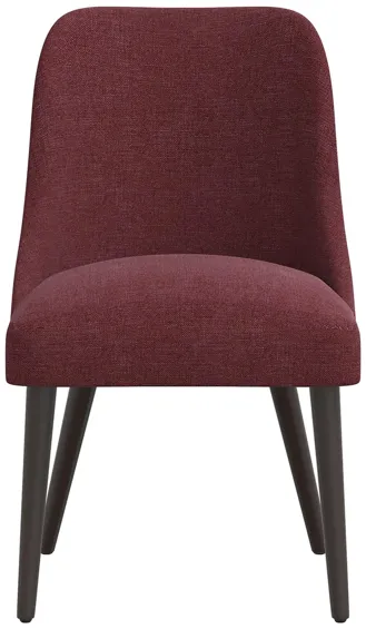 Kintra Upholstered Dining Chair in Zuma Oxblood by Skyline