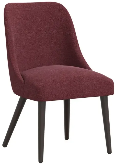 Kintra Upholstered Dining Chair in Zuma Oxblood by Skyline
