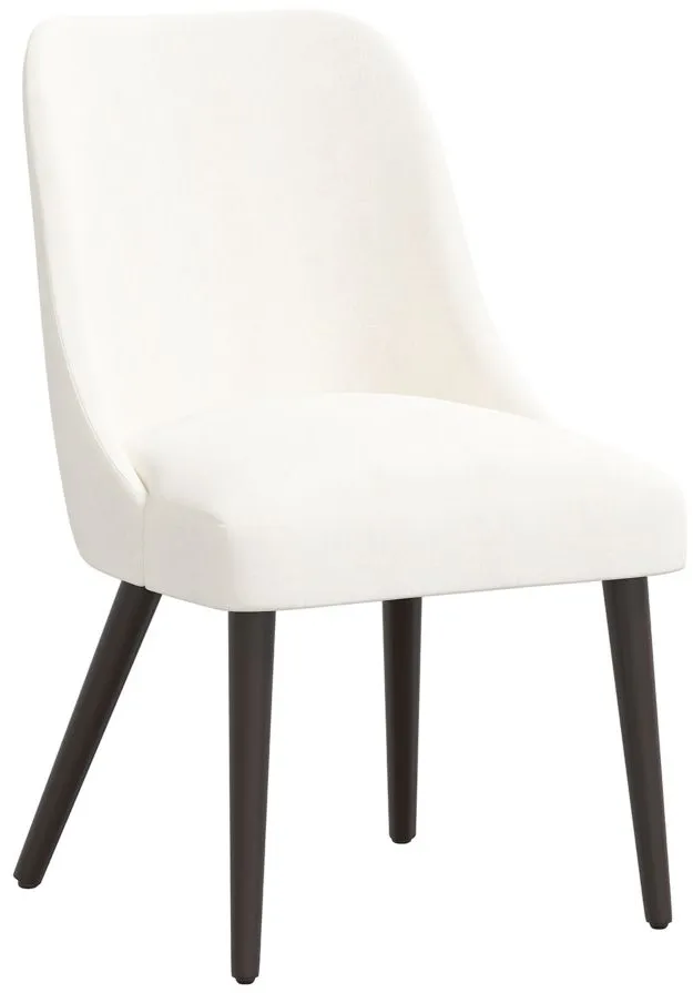 Kintra Upholstered Dining Chair in Zuma White by Skyline