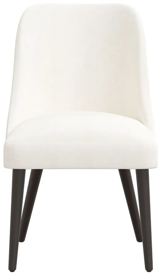 Kintra Upholstered Dining Chair in Zuma White by Skyline