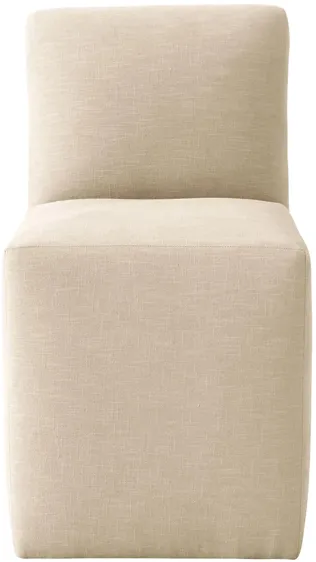 Zana Upholstered Dining Chair in Linen Linen by Skyline