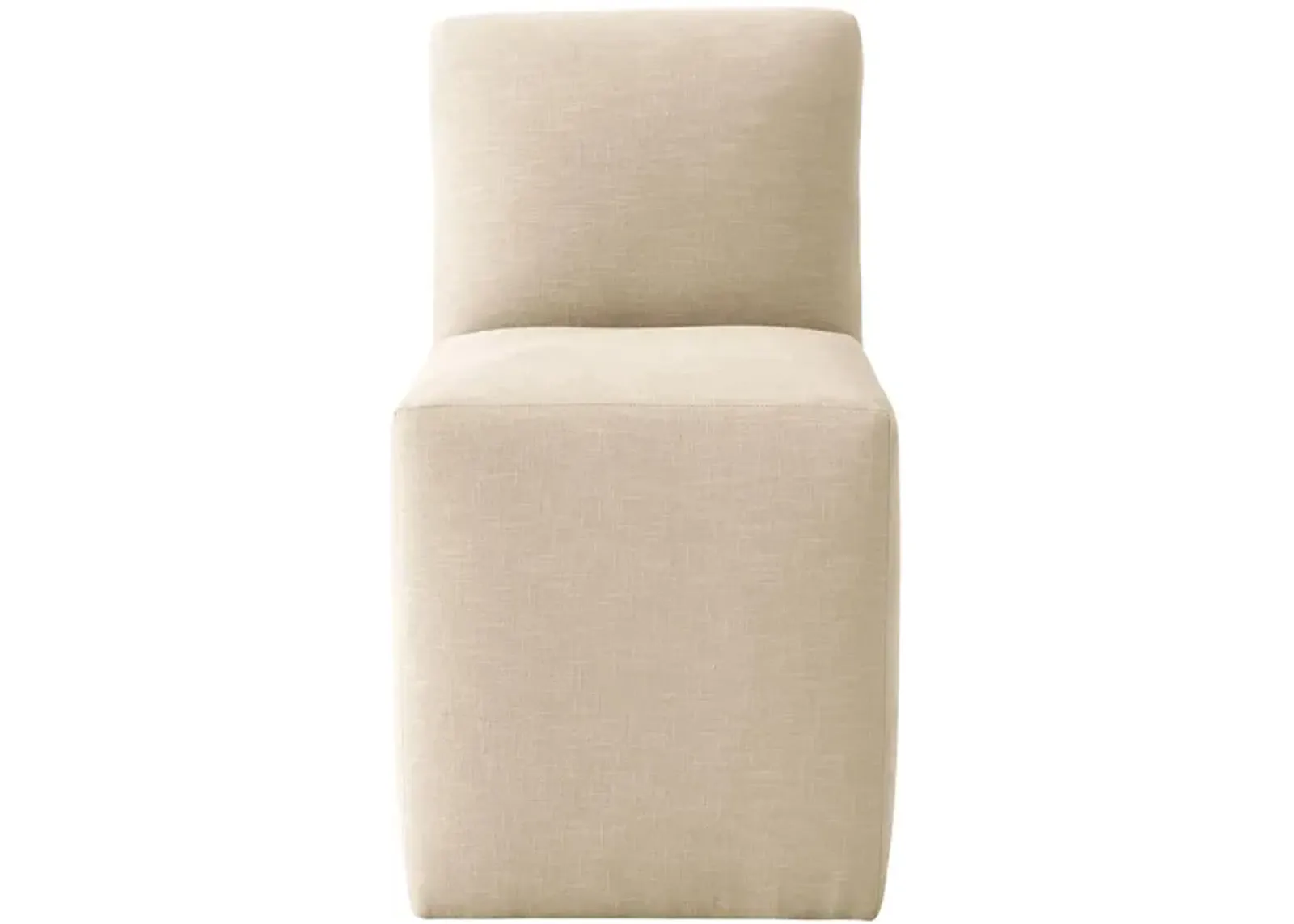 Zana Upholstered Dining Chair in Linen Linen by Skyline