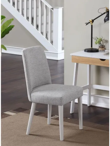 Taylor Chair in White/Gray by Heritage Baby