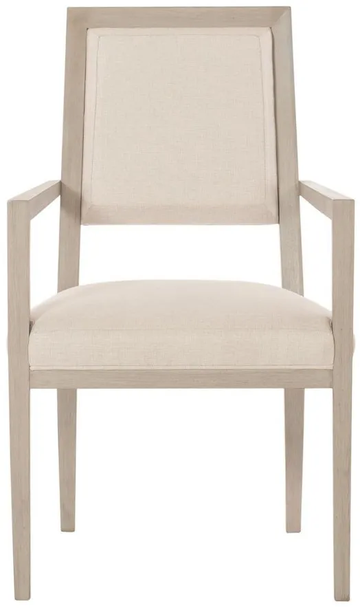 Axiom Arm chair- Set of 2 in Linear Grey by Bernhardt