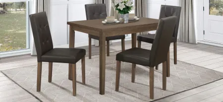 Newton Dining Chair - Set of 2 in Walnut by Homelegance