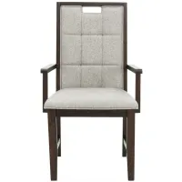 Andell Dining Armchair in Espresso / Rapture by Bellanest