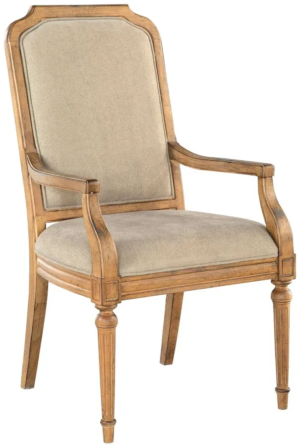 Wellington Hall Dining Arm Chair in WELLINGTON NATURAL by Hekman Furniture Company
