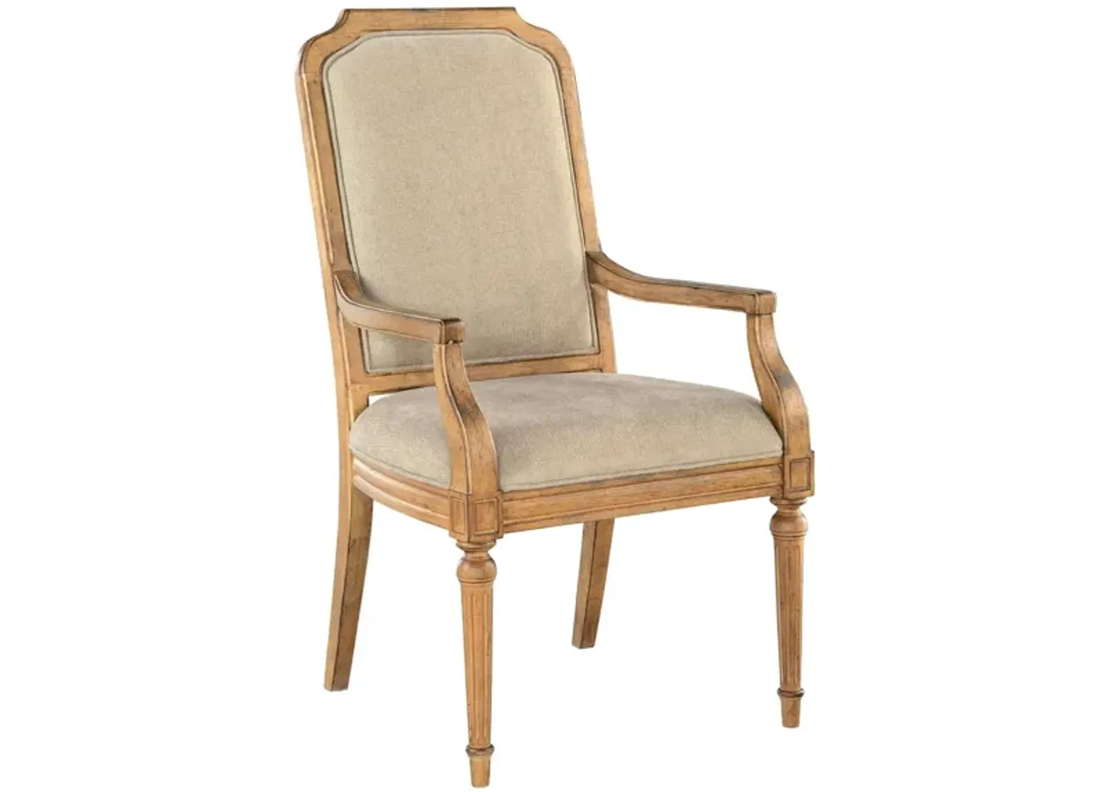 Wellington Hall Dining Arm Chair in WELLINGTON NATURAL by Hekman Furniture Company